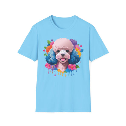 Unisex Dog Shirt Softstyle Tee 100 Percent Cotton Animal Print