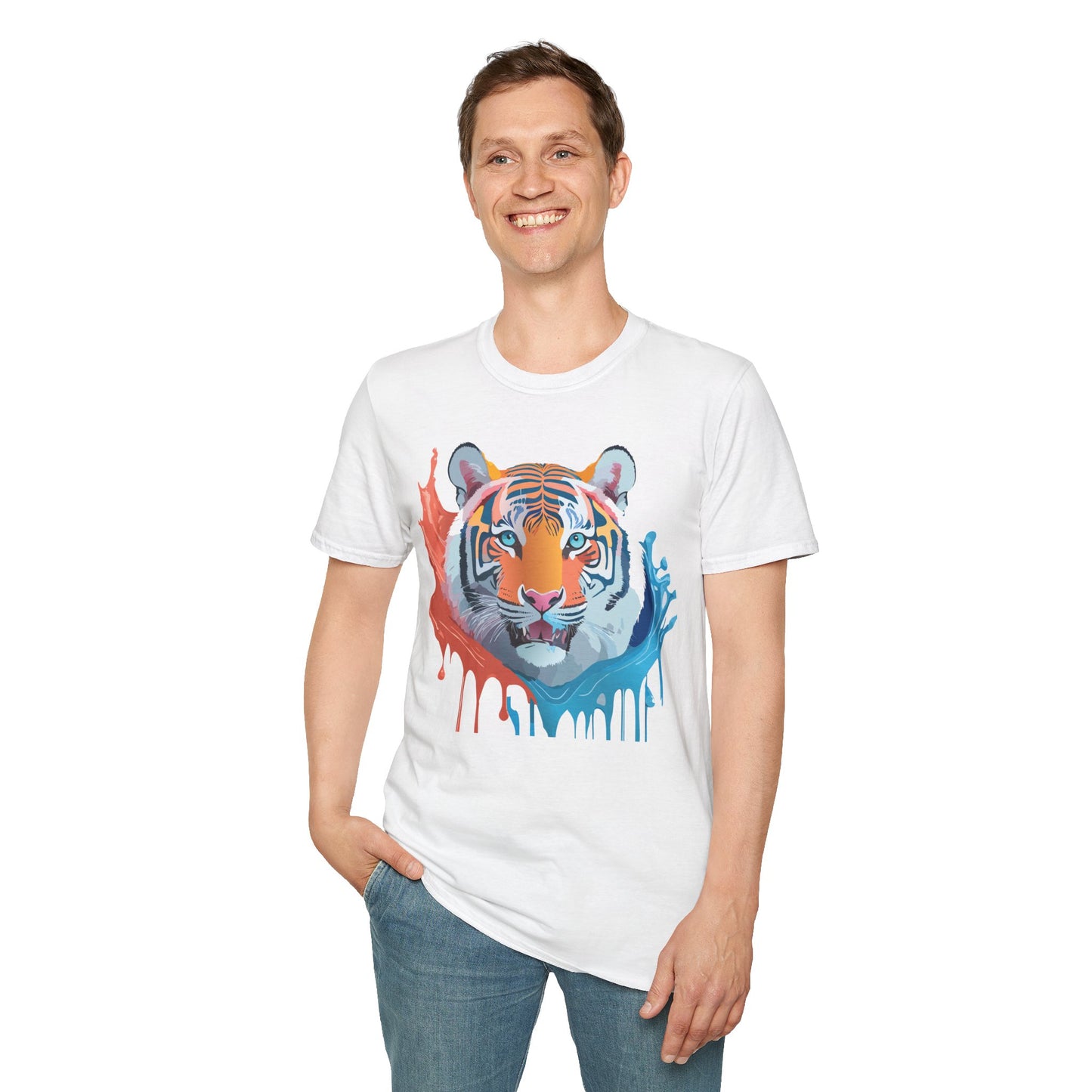 Tiger Shirt, Shirt with Tiger, Animal Tee, Shirt with Animals