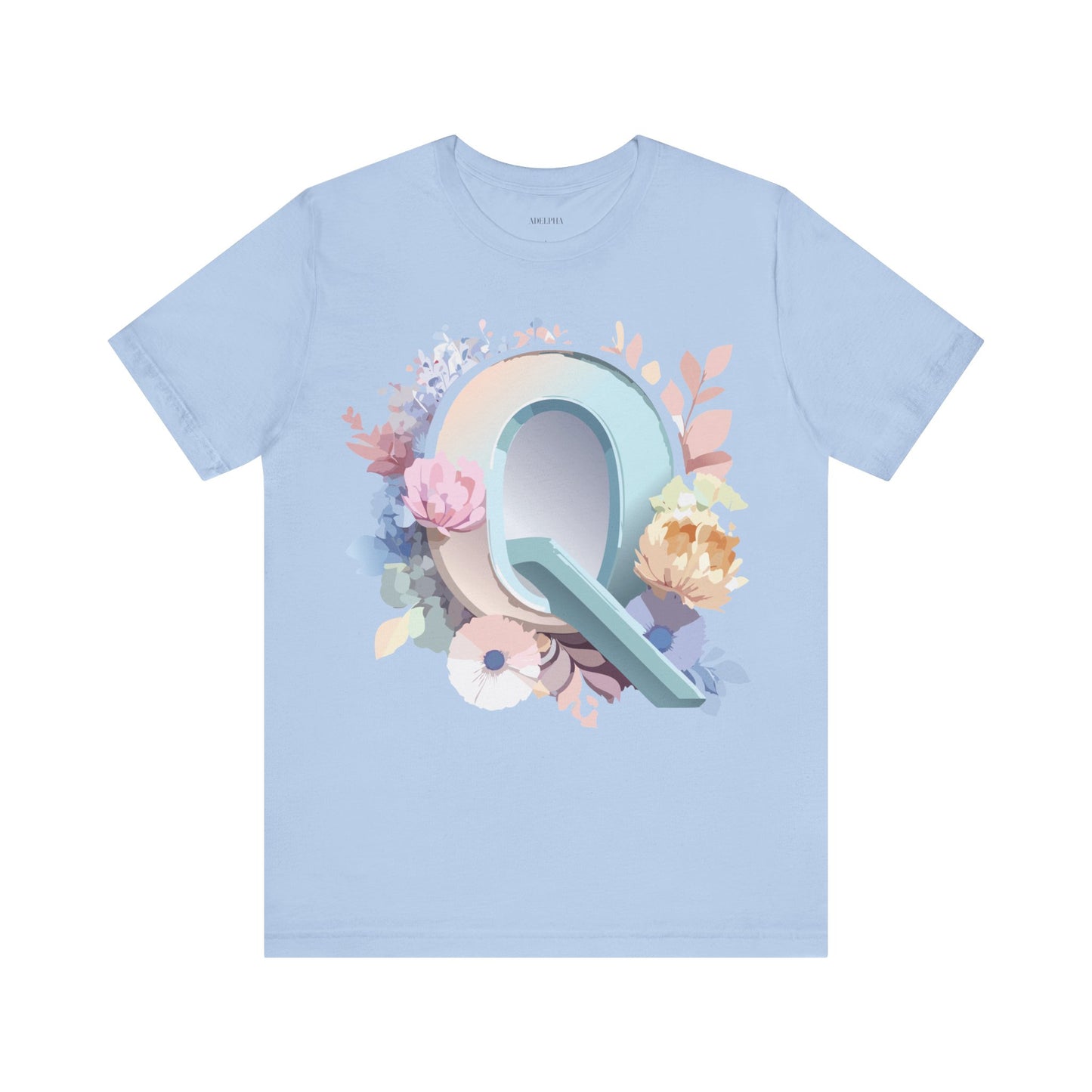 T-shirt en coton naturel - Collection Lettres - Q