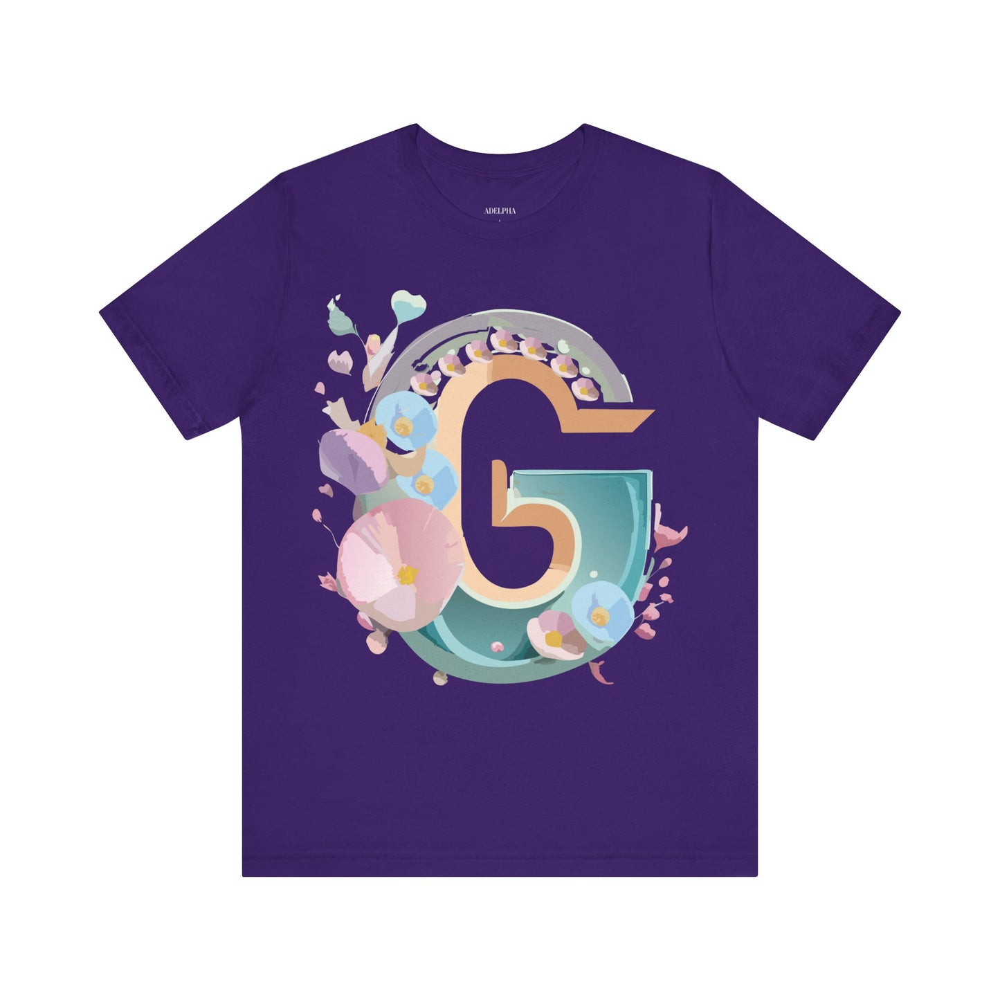 Natural Cotton Tee Shirt - Letters Collection - G