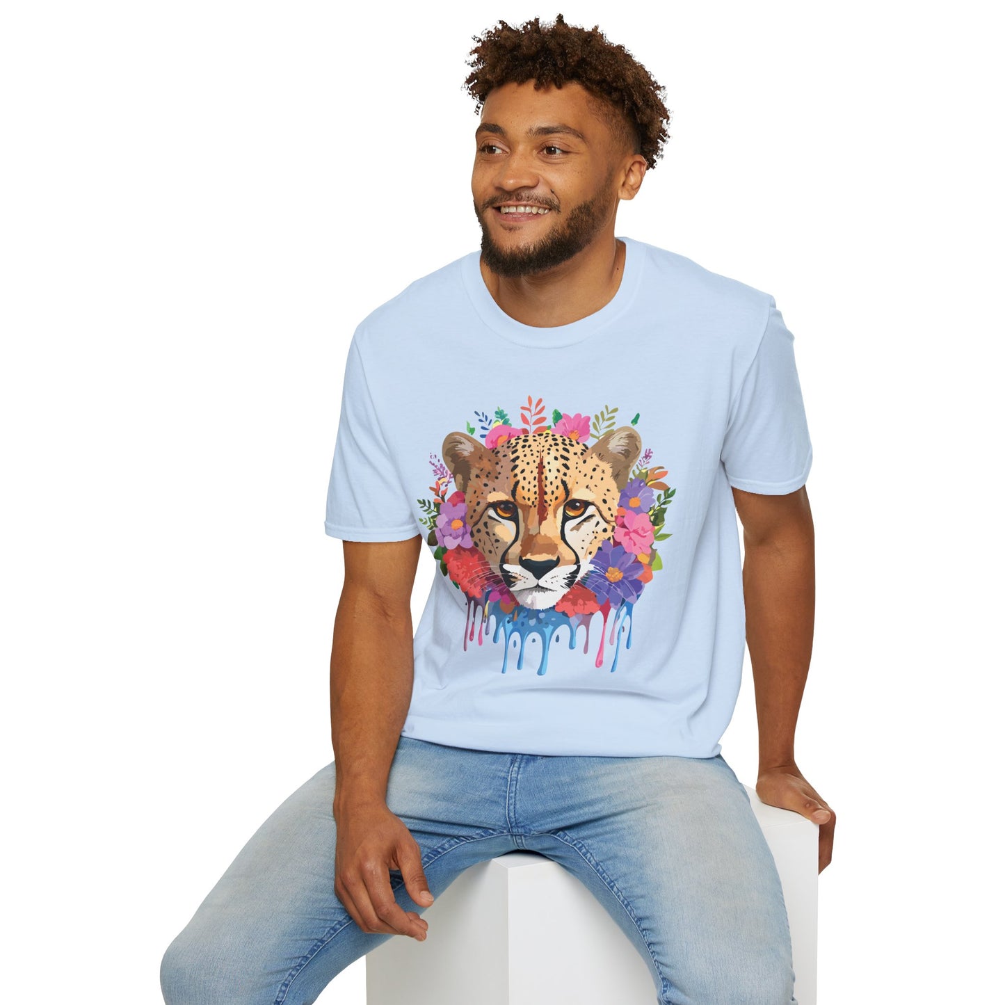 Cheetah Shirt, Shirt with Cheetah, Cheetah Tee, Shirt with Animals
