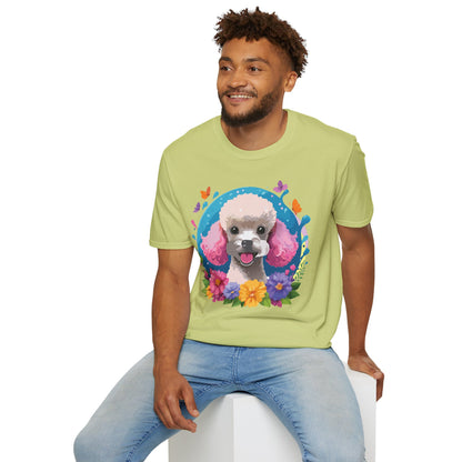 Dog Shirt With Animals Unisex Softstyle Tee 100 Percent Cotton Gildan 64000
