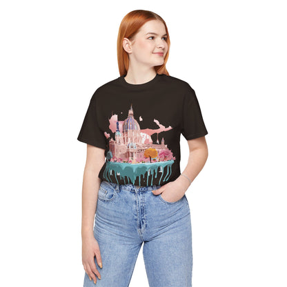 Natural Cotton Tee Shirt - Beautiful Places Collection - Vienna Printify