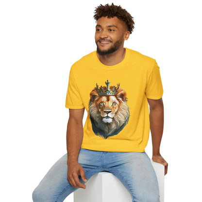 Lion Shirt Unisex Softstyle Tee Gildan 64000 100 Percent Ring Spun Cotton