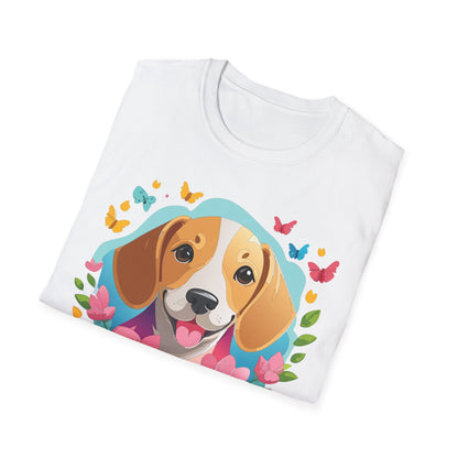 Dog Shirt Unisex Animal Tee Softstyle Cotton Comfort Everyday Wear
