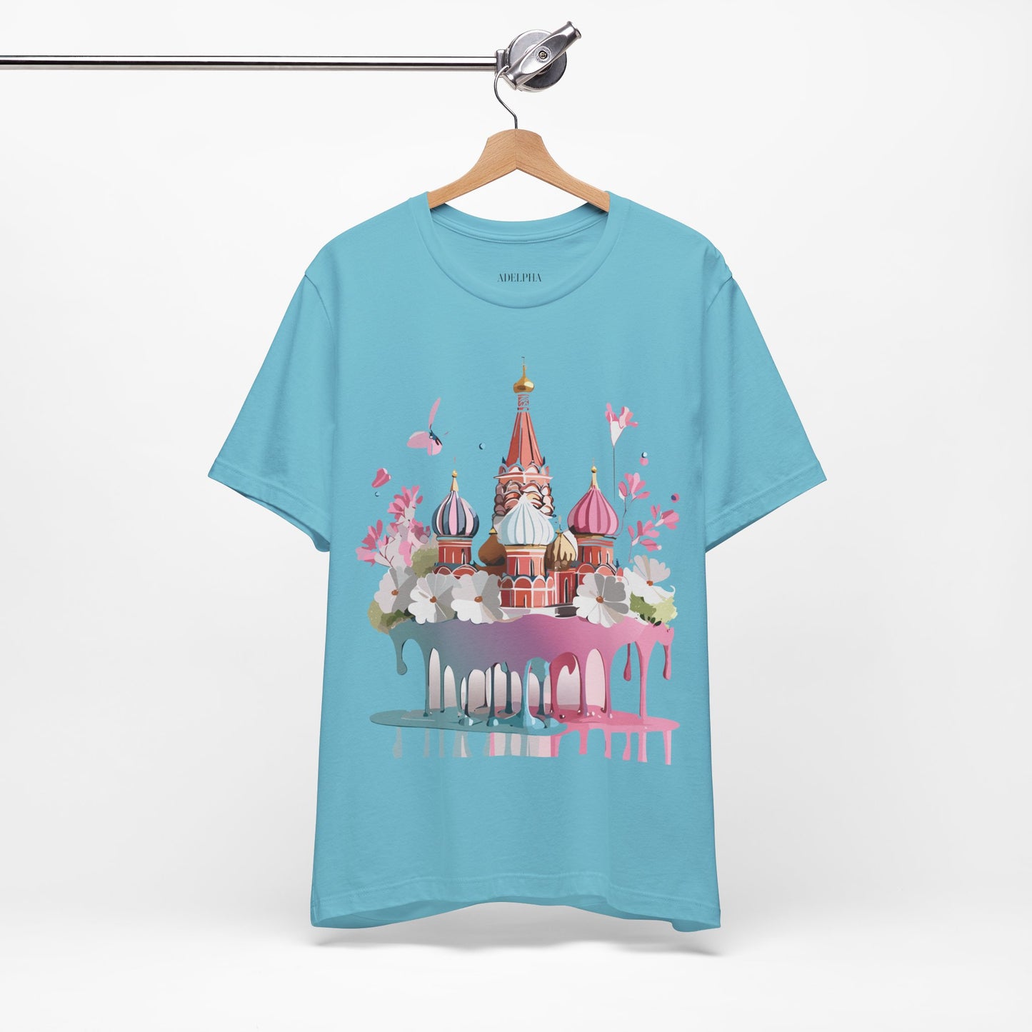 Natural Cotton Tee Shirt - Beautiful Places Collection - Moscow