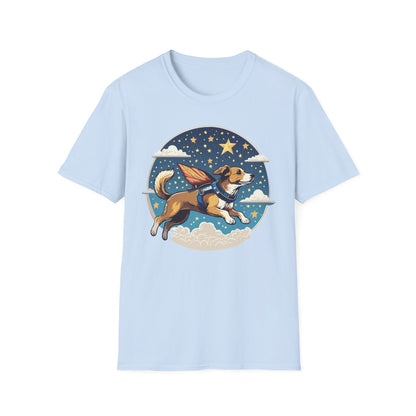 Dog Shirt Unisex Animal Print Tee Hundred Percent Cotton Softstyle Gildan 64000