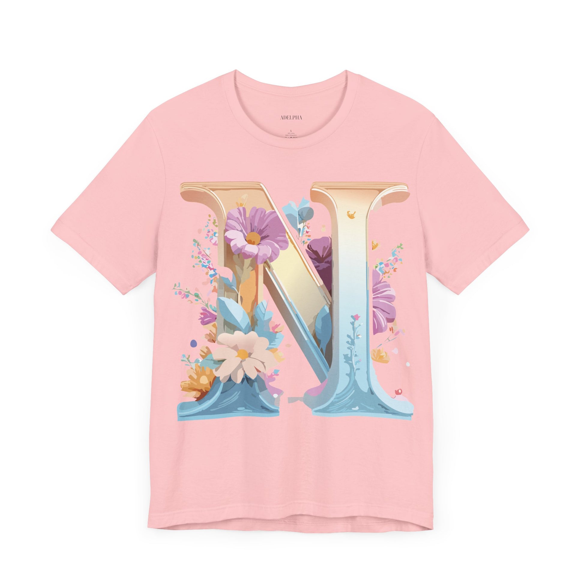 Letter Shirt, Letter N Shirt - ADELPHA