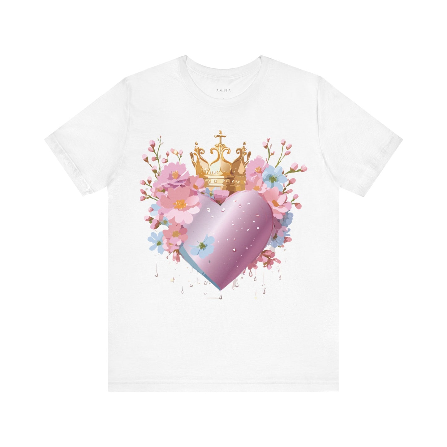 T-shirt en coton naturel - Collection Love story