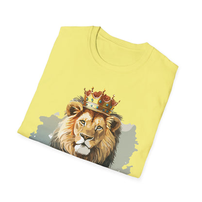 Lion Shirt Unisex Animal Tee Gildan Softstyle 64000 Comfort Fit