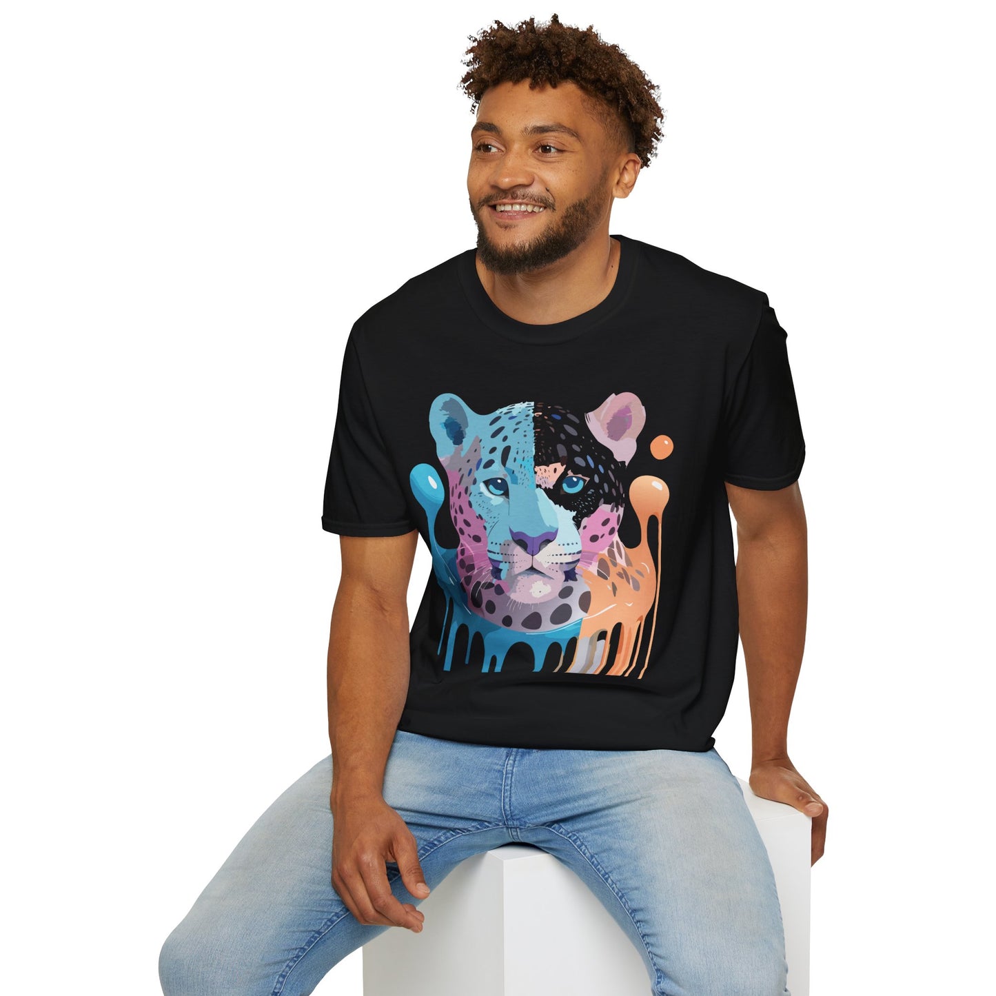 Cheetah Shirt, Shirt with Cheetah, Cheetah Tee, Shirt with Animals