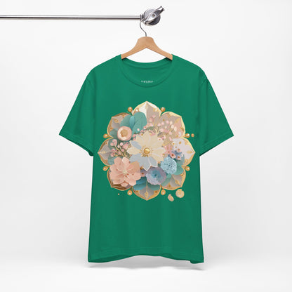 Natural Cotton Tee Shirt - Medallion Collection Printify