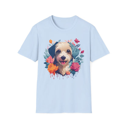 Dog Shirt Unisex Animal Tee Made From 100 Percent Ring Spun Cotton