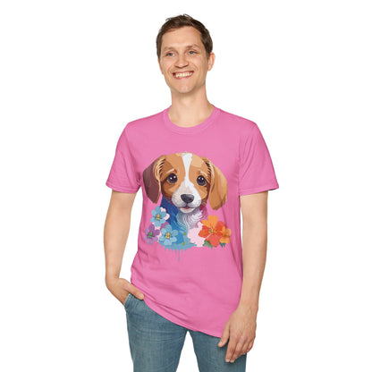 Unisex Dog Shirt Animal Graphic Tee Soft Cotton Gildan 64000