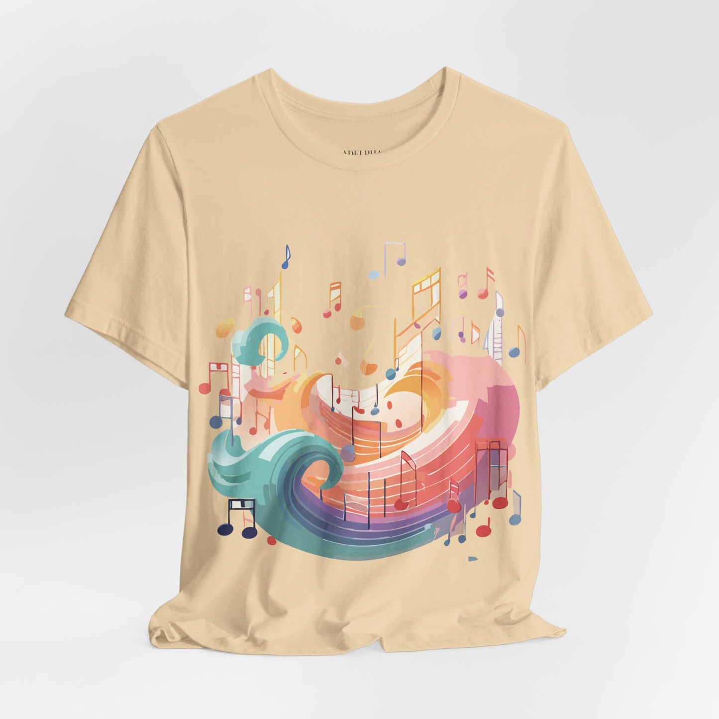 T-shirt en coton naturel - Collection Musique