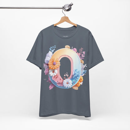 Natural Cotton Tee Shirt - Letters Collection - O Printify