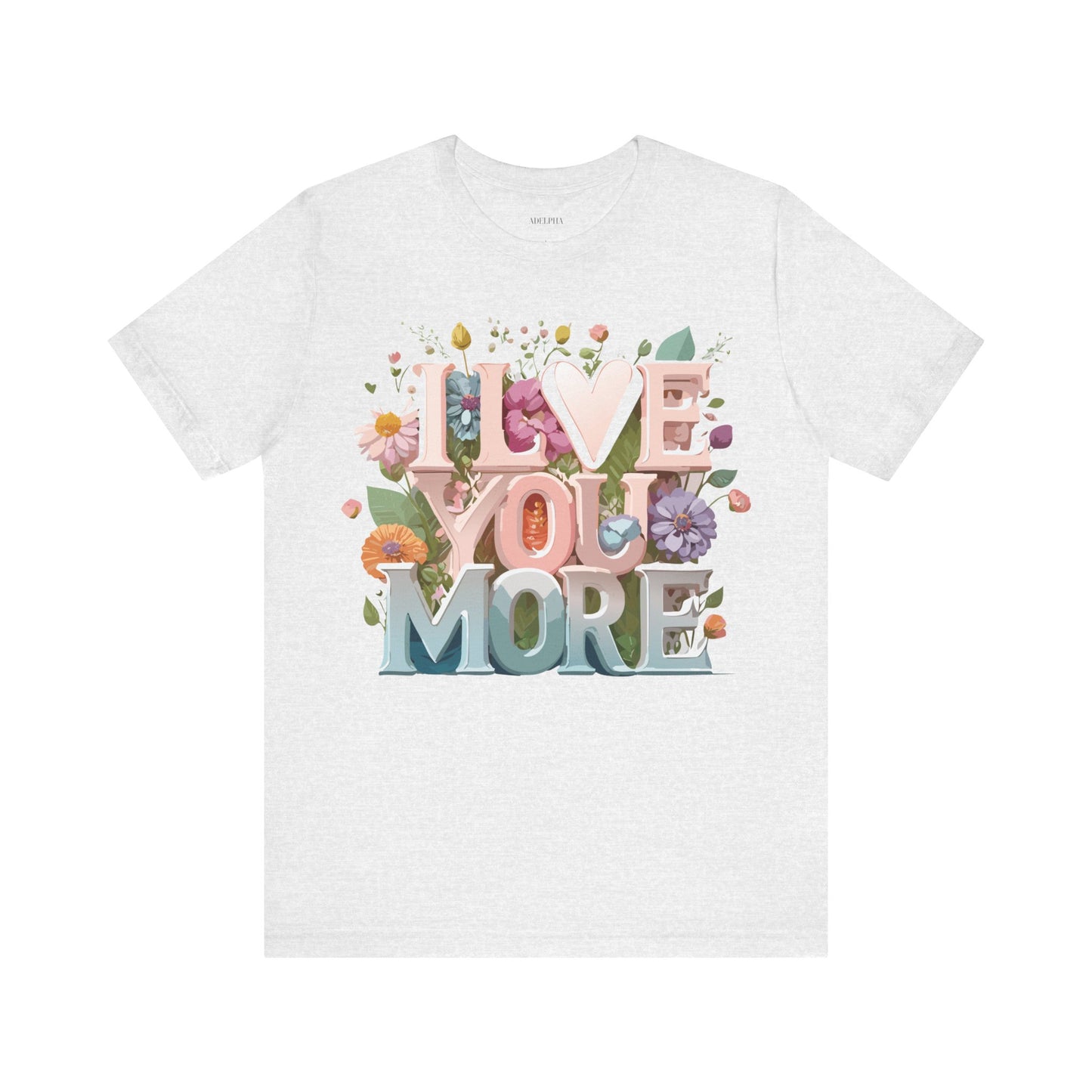 T-Shirt aus natürlicher Baumwolle – Love Story-Kollektion