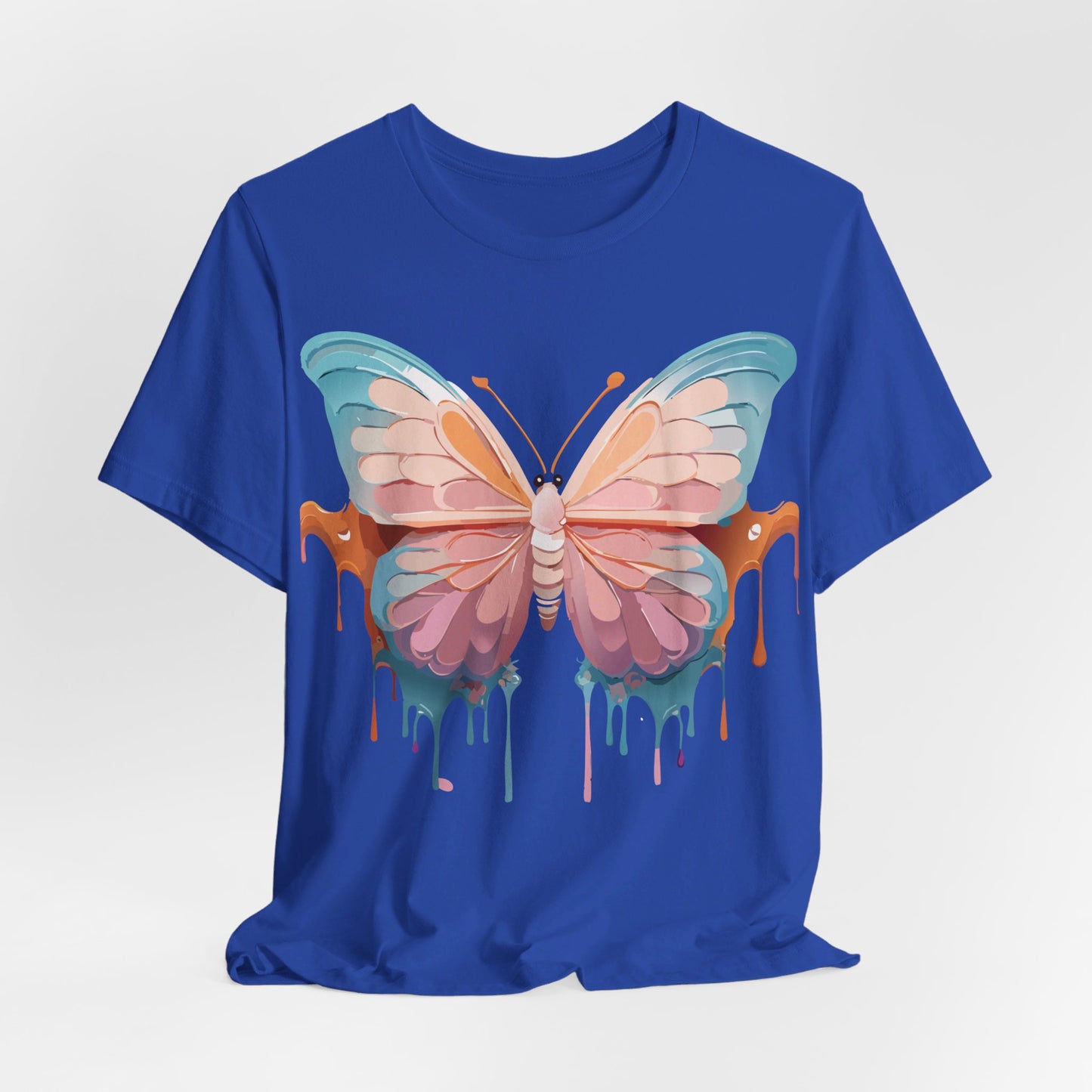 T-shirt en coton naturel avec papillon