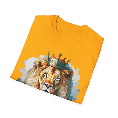 Lion Shirt Unisex Animal Tee Softstyle 64000 100 Percent Ring Spun Cotton