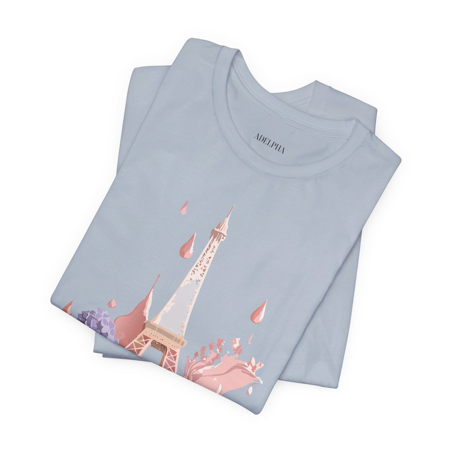 Natural Cotton Tee Shirt - Beautiful Places Collection - Paris