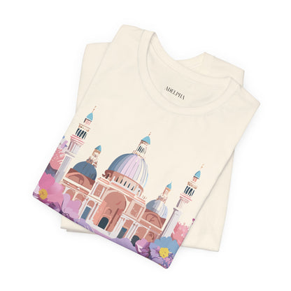 Natural Cotton Tee Shirt - Beautiful Places Collection - Venice Printify