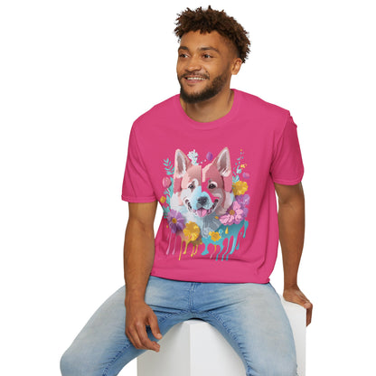 Dog Shirt Unisex Tee Softstyle Cotton Comfort for Animal Lovers