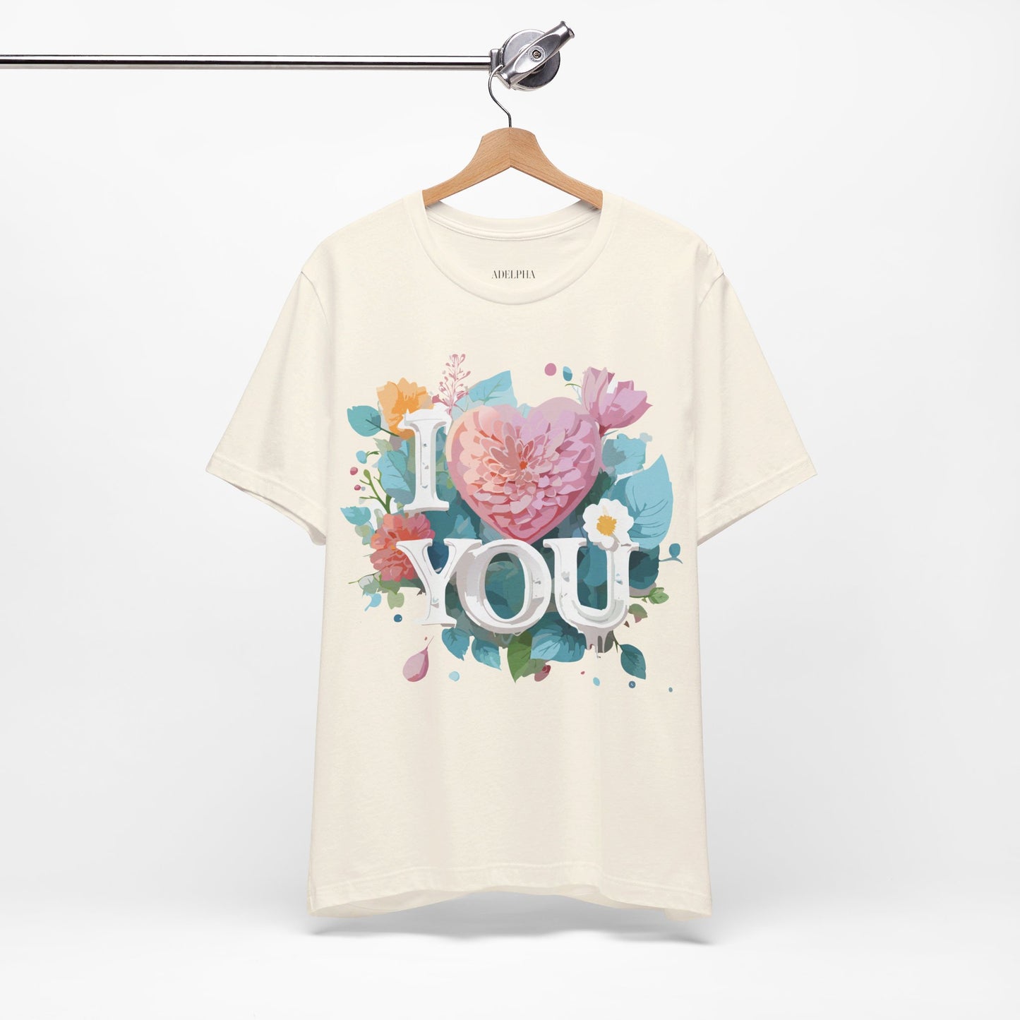 Natural Cotton Tee Shirt - Love story Collection