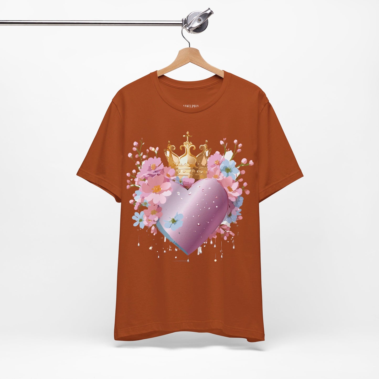 T-Shirt aus natürlicher Baumwolle – Love Story Collection