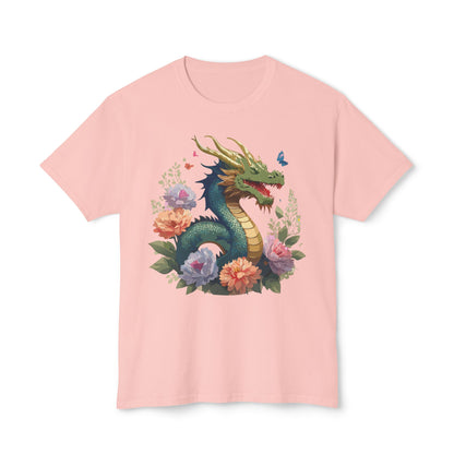 Dragon Art Print T Shirt Unisex HD Cotton Made In USA Full Color