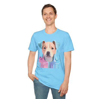 Dog Shirt Unisex Animal Tee Softstyle Gildan 64000 Cotton Tee
