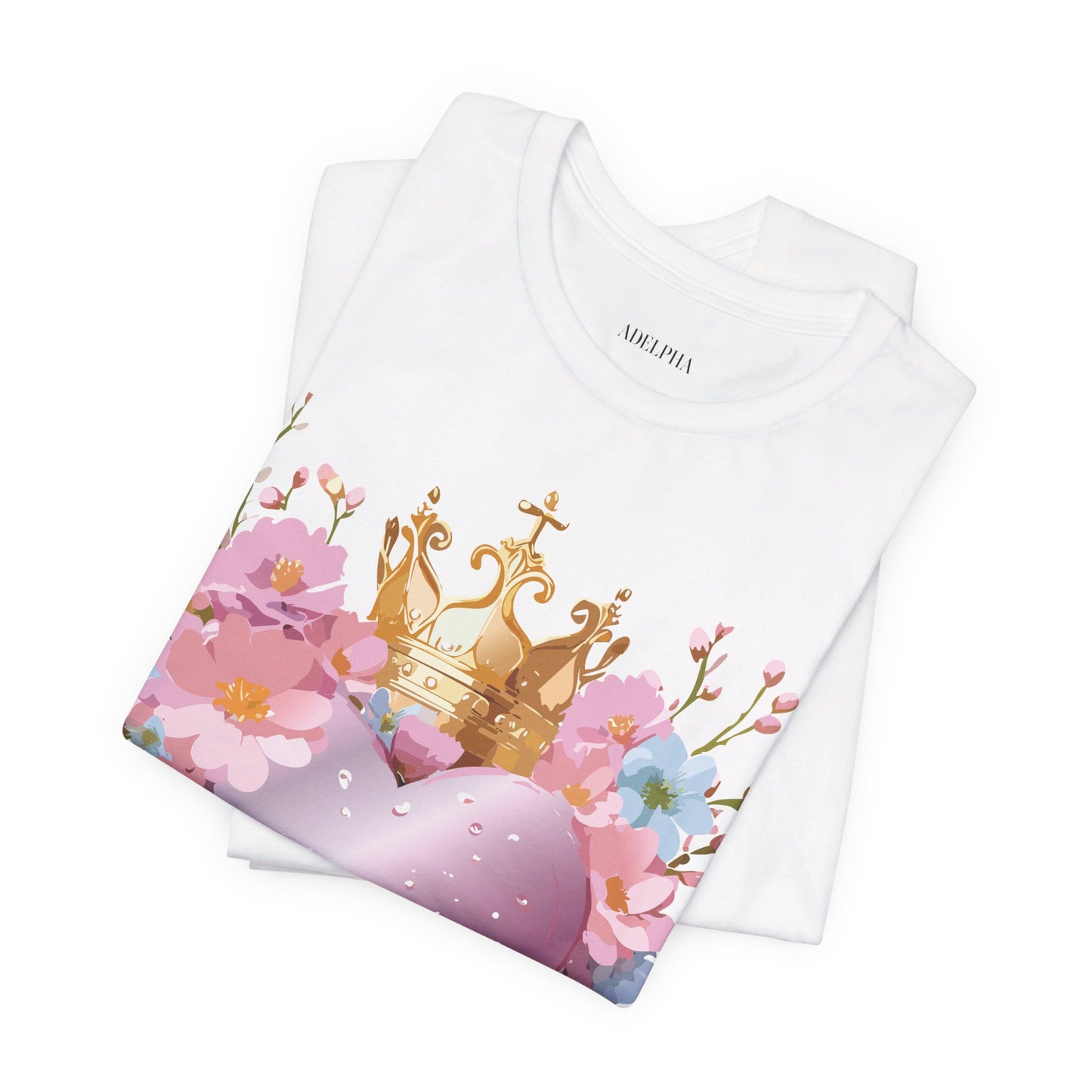 T-shirt en coton naturel - Collection Love story