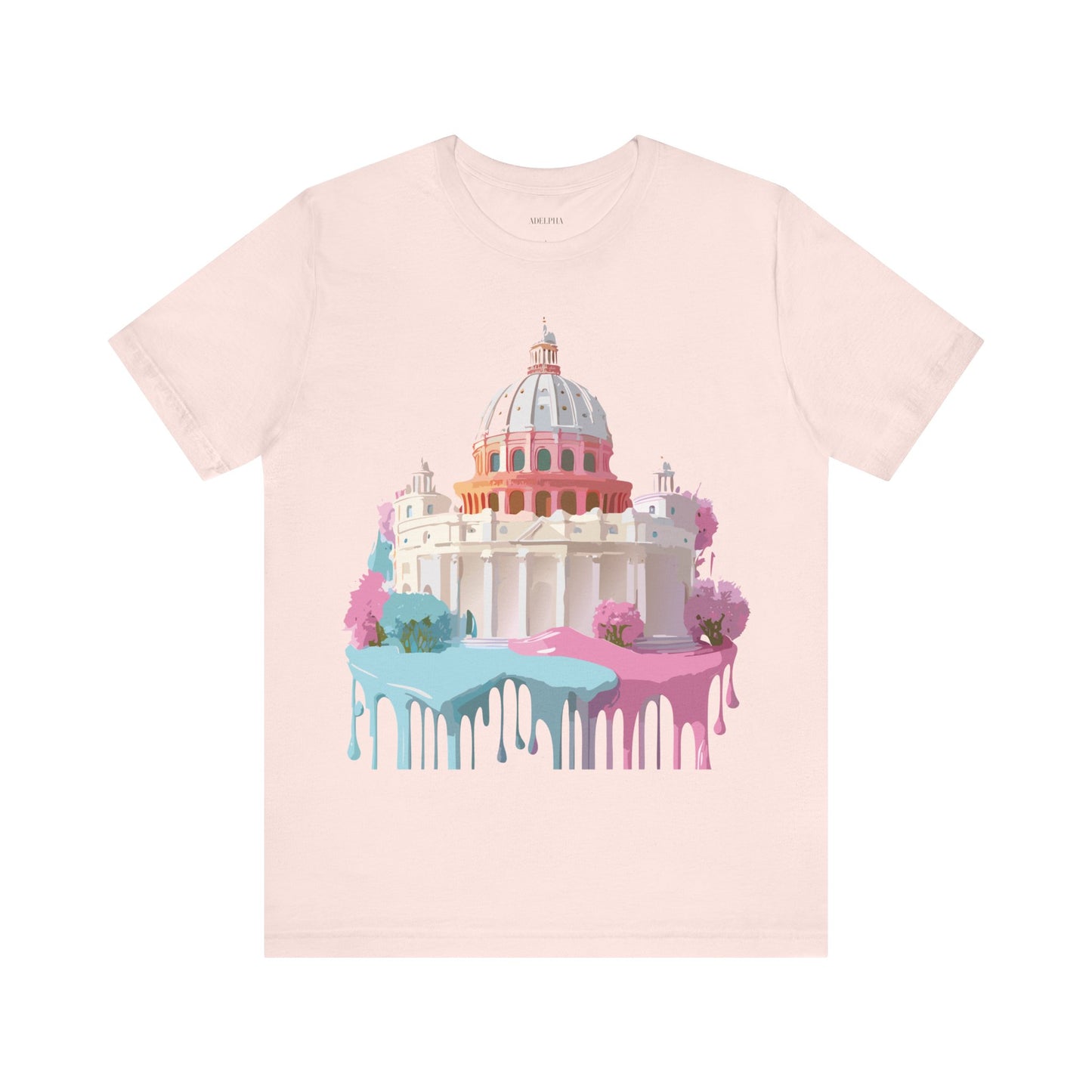 Natural Cotton Tee Shirt - Beautiful Places Collection - Rome