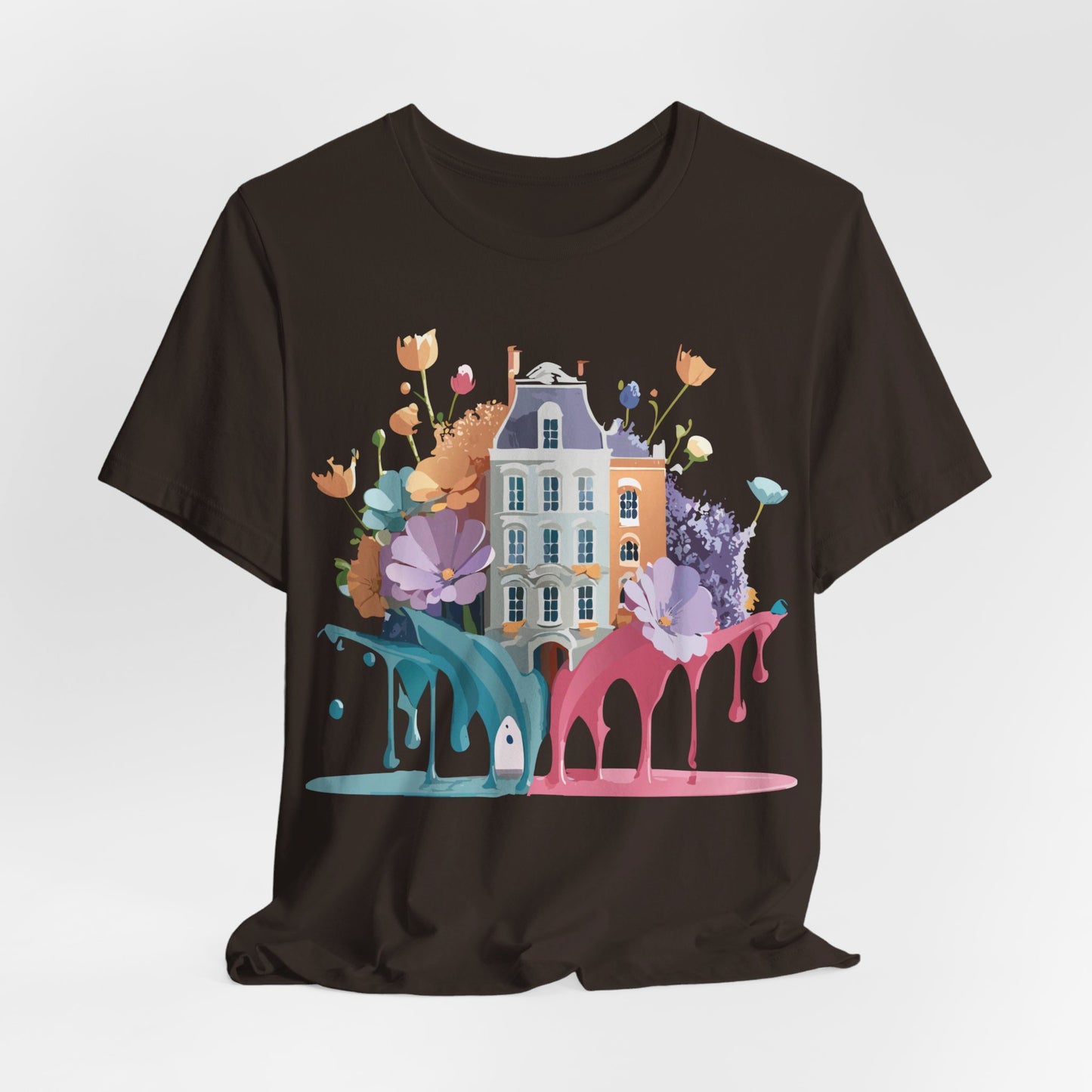 Natural Cotton Tee Shirt - Beautiful Places Collection - Amsterdam