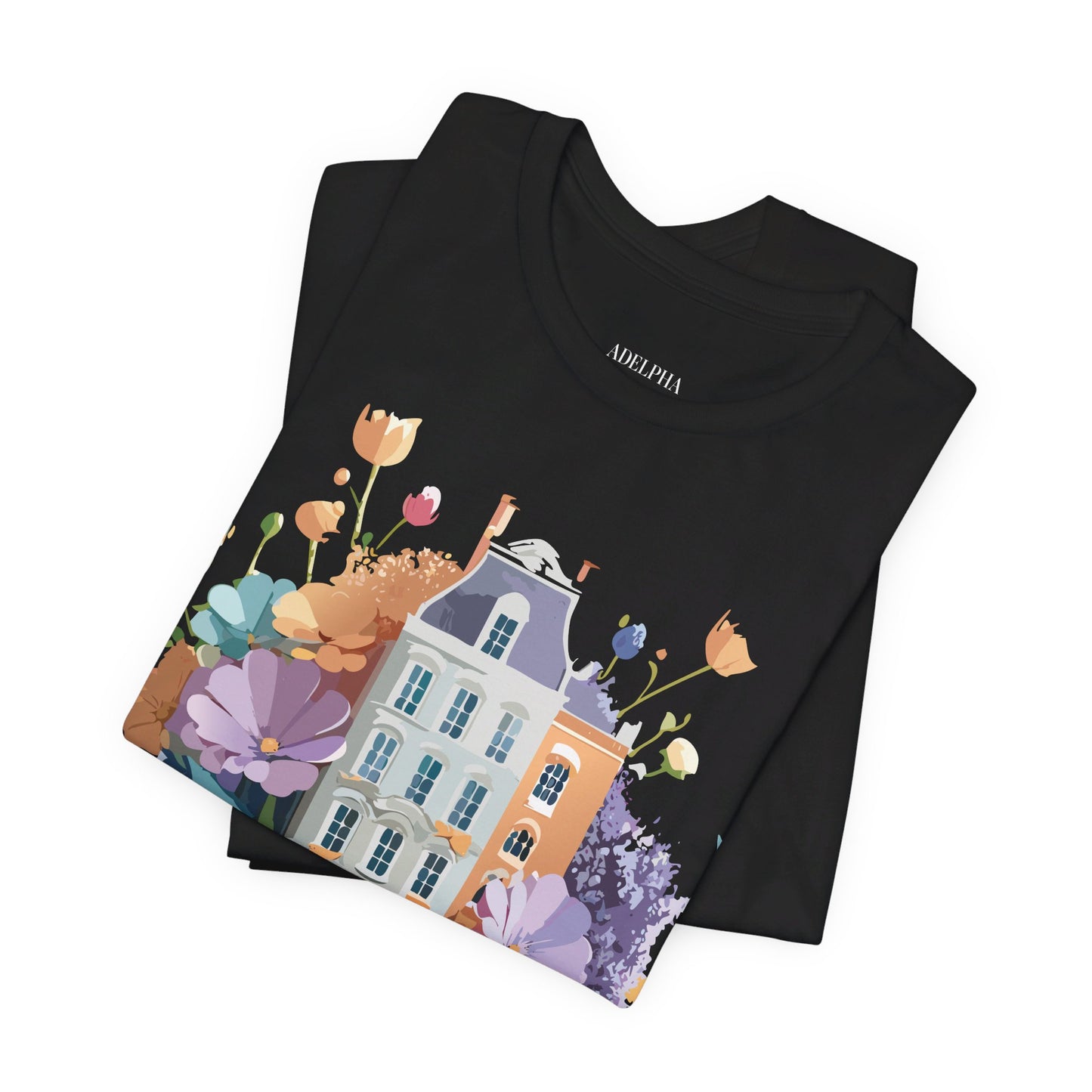 Natural Cotton Tee Shirt - Beautiful Places Collection - Amsterdam