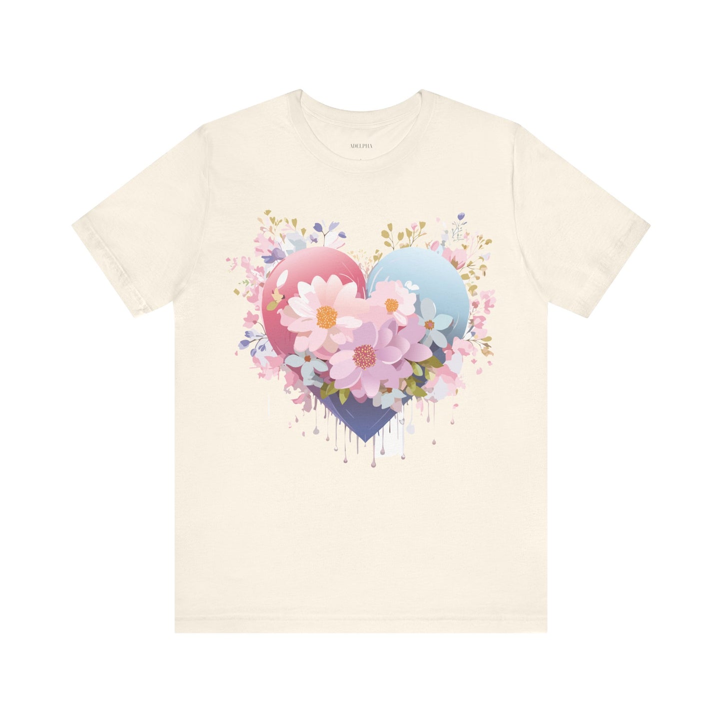 Natural Cotton Tee Shirt - Love story Collection