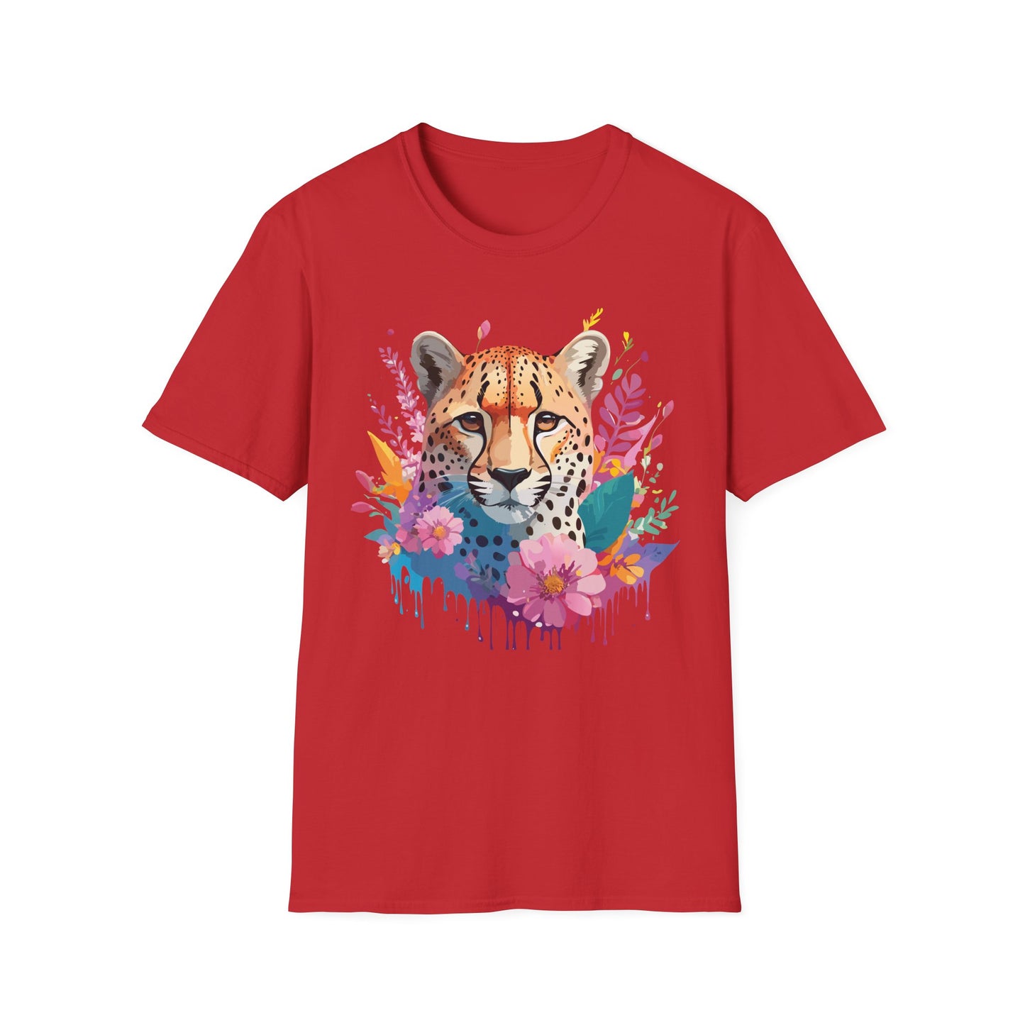 Cheetah Shirt, Shirt with Cheetah, Cheetah Tee, Shirt with Animals