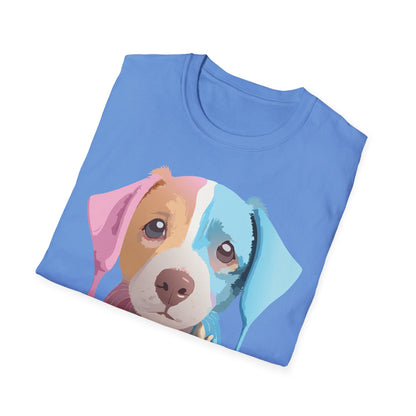 Unisex Dog Shirt Animal Tee Gildan Softstyle 64000 Cotton Tee