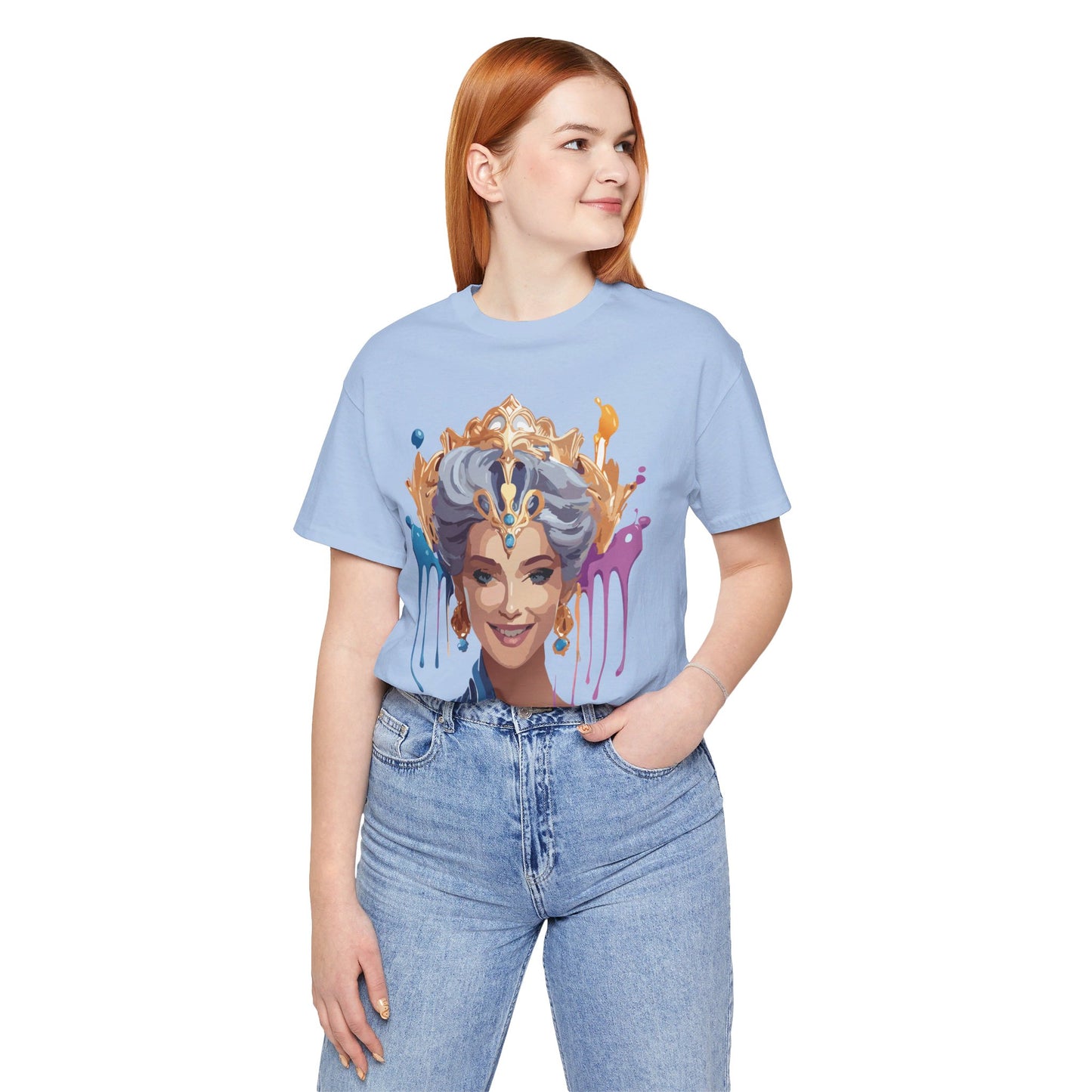 Natural Cotton Tee Shirt - Queen Collection