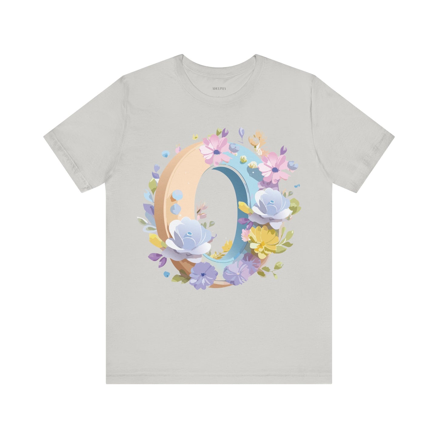 T-shirt en coton naturel - Collection Lettres - O