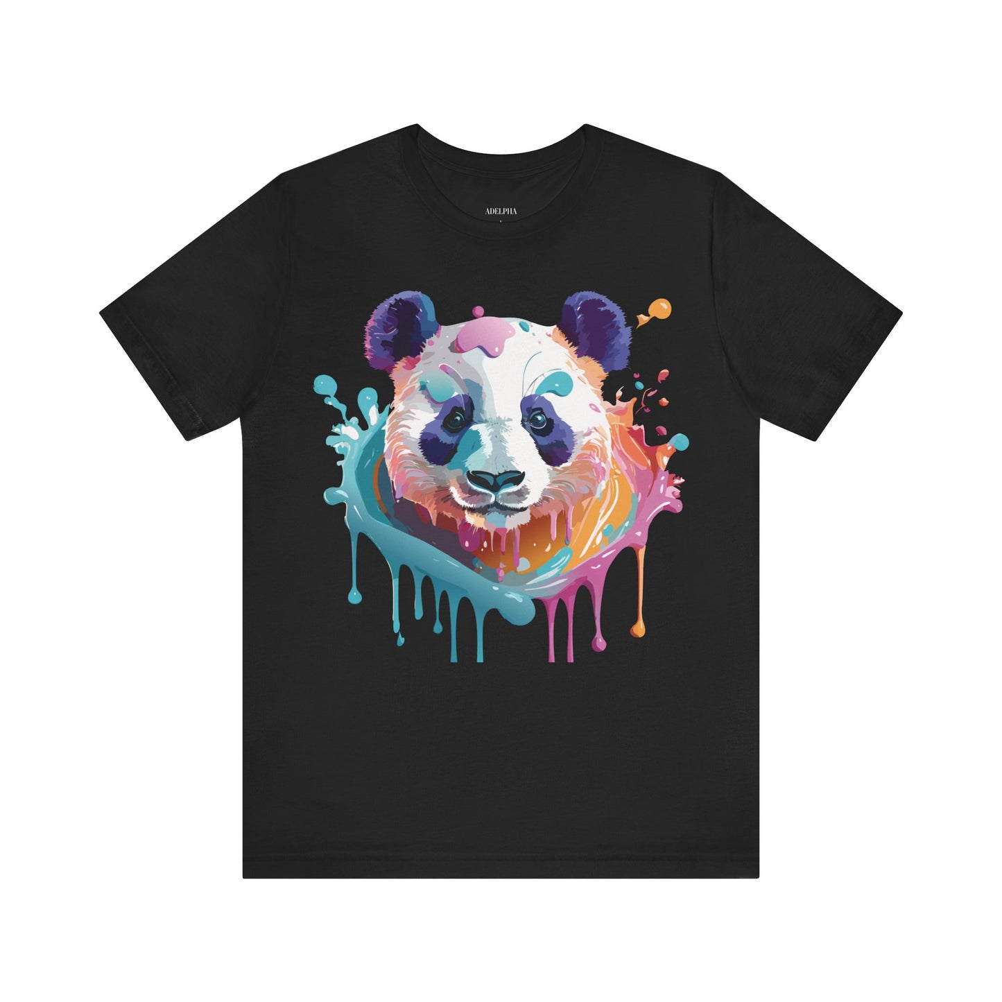 Natural Cotton Tee Shirt with Panda