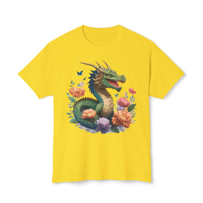 Dragon T Shirt With Art Print HD Cotton Unisex Tee Vintage Dragon Design