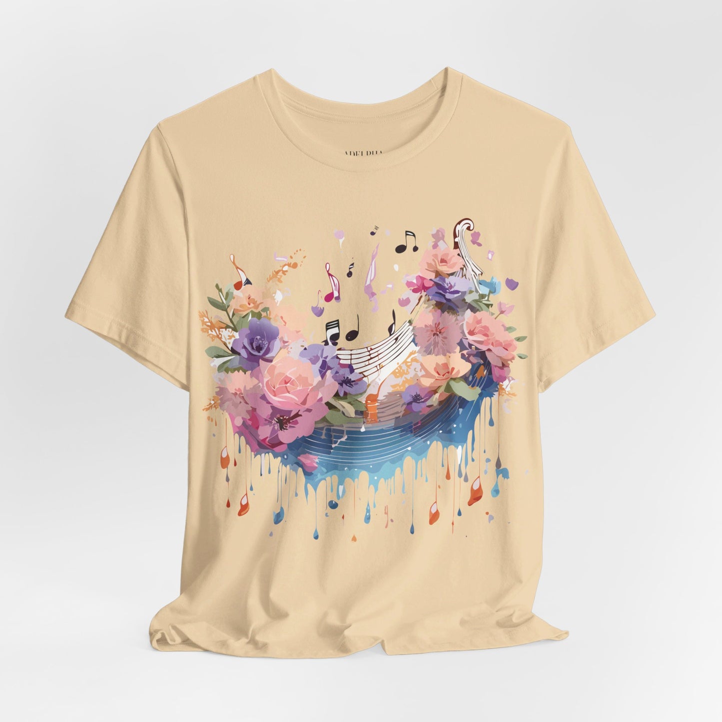 Natural Cotton Tee Shirt - Music collection