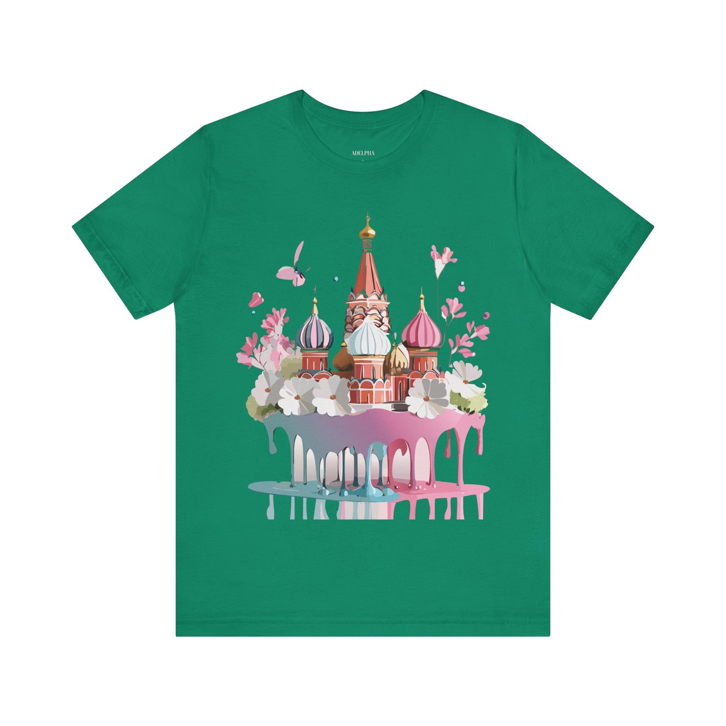 Natural Cotton Tee Shirt - Beautiful Places Collection - Moscow