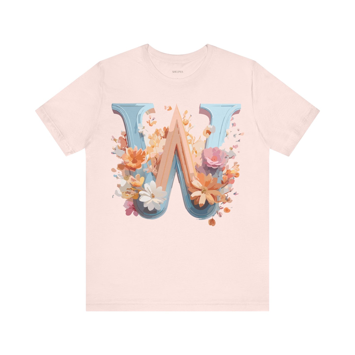 T-shirt en coton naturel - Collection Letters - W