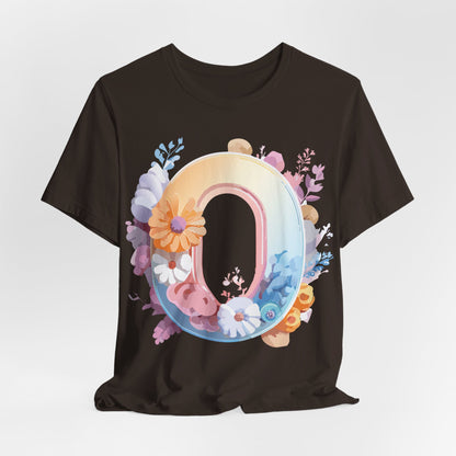 Natural Cotton Tee Shirt - Letters Collection - O Printify