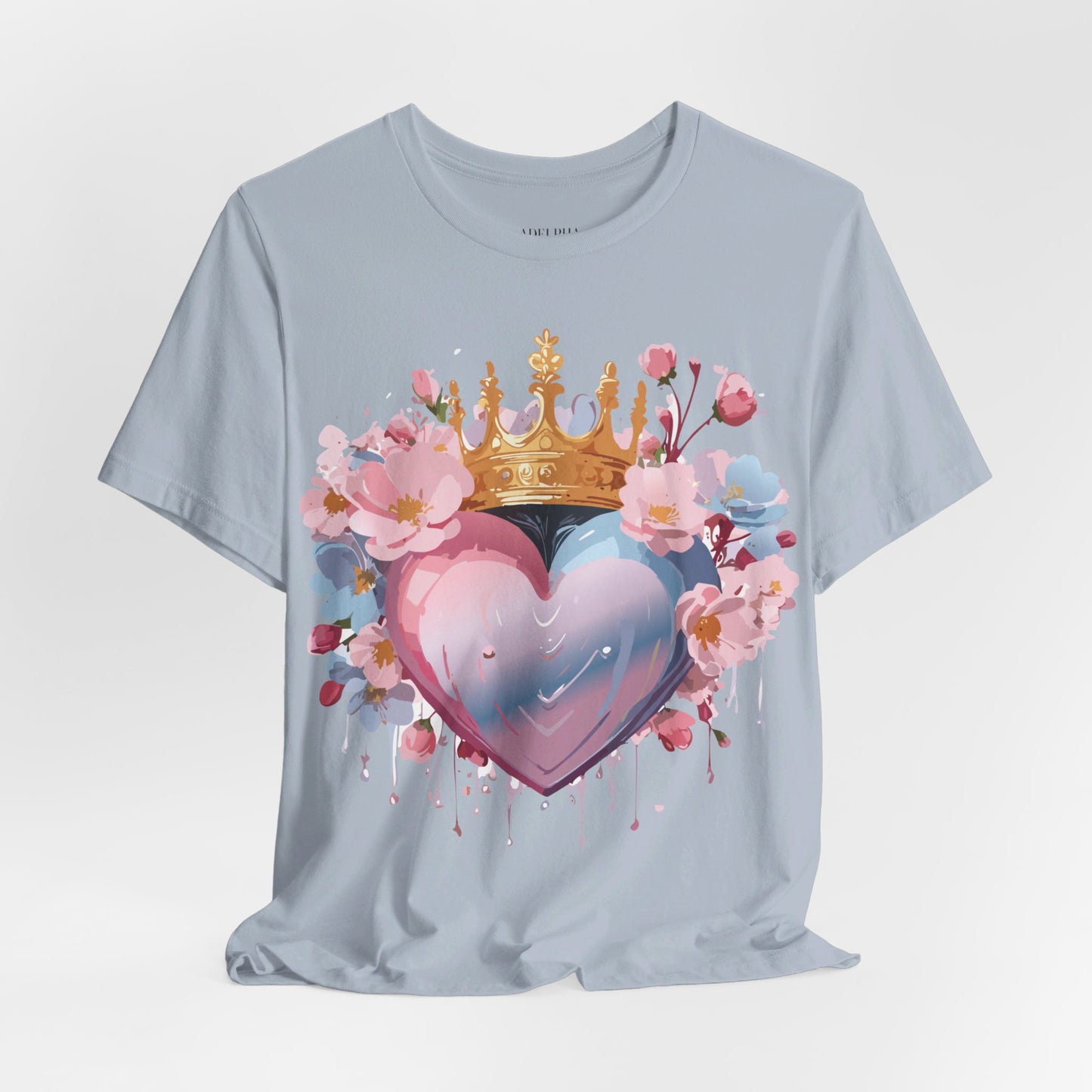 T-Shirt aus natürlicher Baumwolle – Love Story-Kollektion