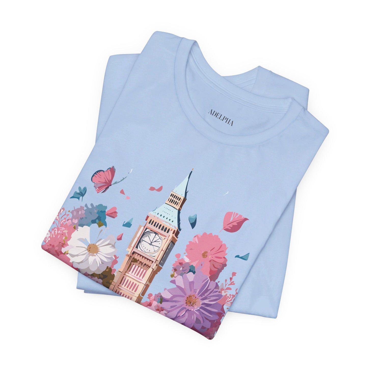 Natural Cotton Tee Shirt - Beautiful Places Collection - London