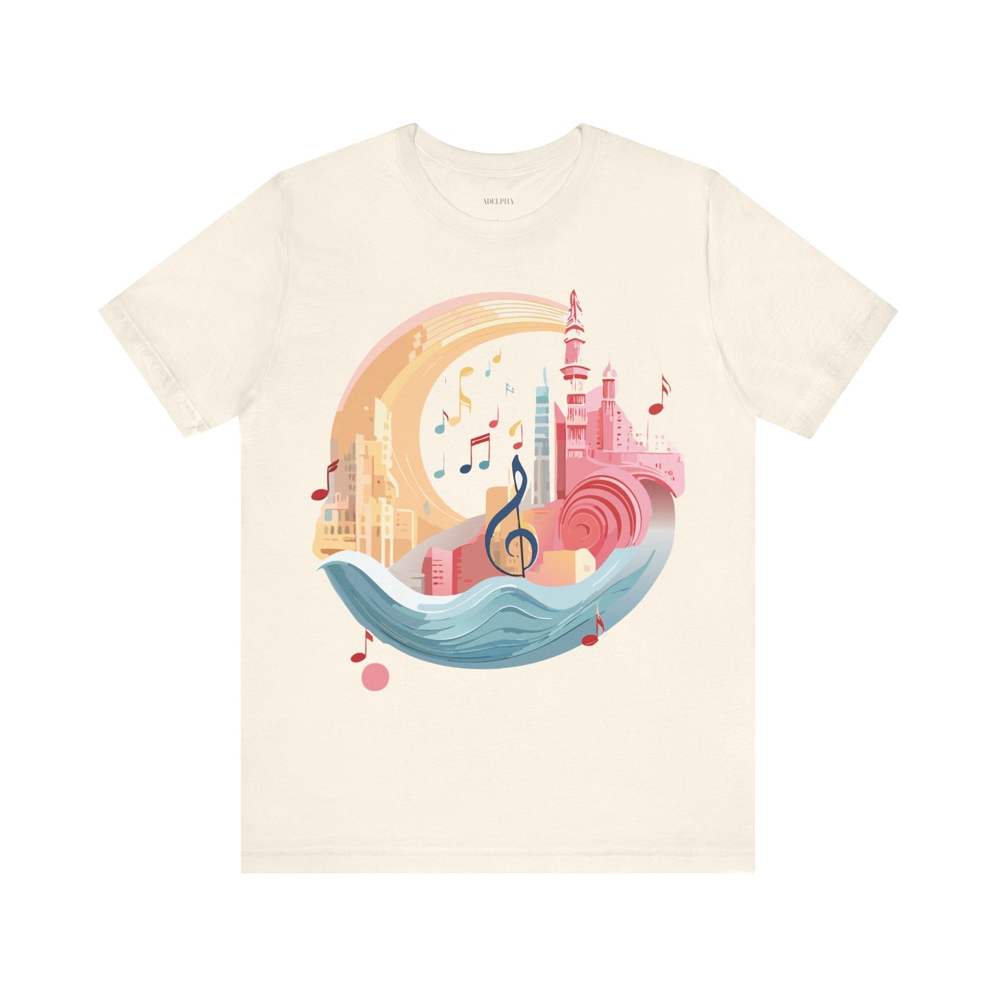 T-shirt en coton naturel - Collection Musique