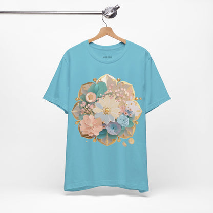 Natural Cotton Tee Shirt - Medallion Collection Printify