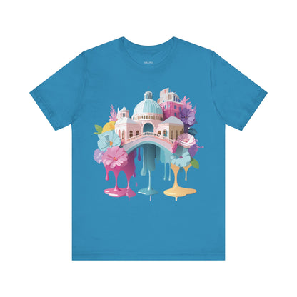 Natural Cotton Tee Shirt - Beautiful Places Collection - Venice Printify